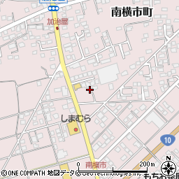宮崎県都城市南横市町8348周辺の地図