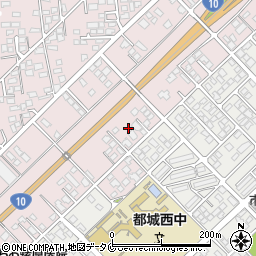 宮崎県都城市南横市町7832周辺の地図