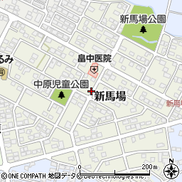 宮崎県北諸県郡三股町新馬場周辺の地図