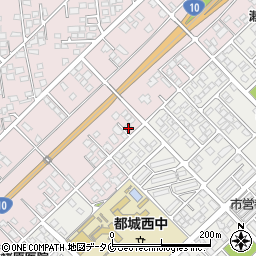 宮崎県都城市南横市町7830-2周辺の地図