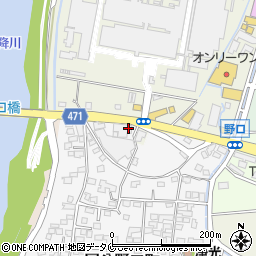 吉野家霧島店周辺の地図