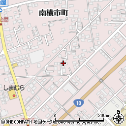 宮崎県都城市南横市町3687-22周辺の地図