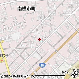 宮崎県都城市南横市町3687-4周辺の地図