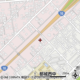 宮崎県都城市南横市町7830-4周辺の地図