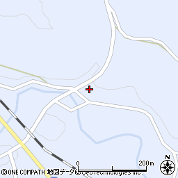 鹿児島県曽於市財部町北俣2464-3周辺の地図