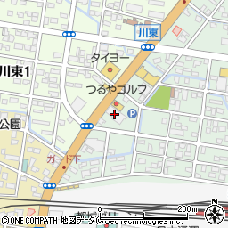 ヤマダデンキヤマダアウトレット都城店周辺の地図