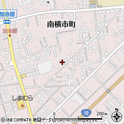 宮崎県都城市南横市町3690周辺の地図