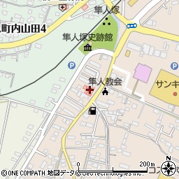 鹿児島県霧島市隼人町見次637周辺の地図