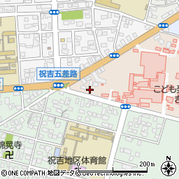 宮崎県都城市祝吉町5010-2周辺の地図