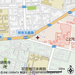 宮崎県都城市祝吉町5005-2周辺の地図