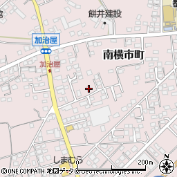 宮崎県都城市南横市町3696-3周辺の地図