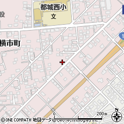 宮崎県都城市南横市町3735-1周辺の地図