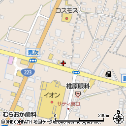 リンガーハット鹿児島隼人店周辺の地図