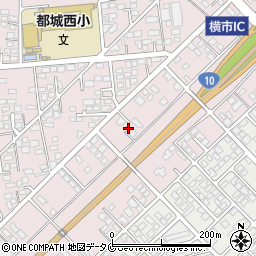 宮崎県都城市南横市町7888周辺の地図