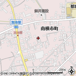 宮崎県都城市南横市町3696周辺の地図