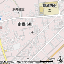 宮崎県都城市南横市町3709周辺の地図