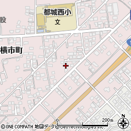 宮崎県都城市南横市町3735-4周辺の地図
