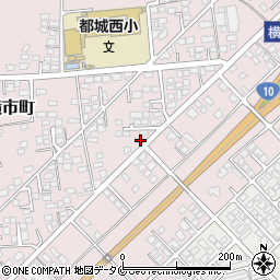 宮崎県都城市南横市町3785周辺の地図