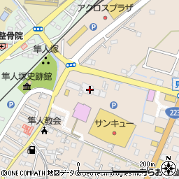 あいら農業協同組合　あいら共同株式会社ＪＡ葬祭やすらぎ隼人斎場周辺の地図