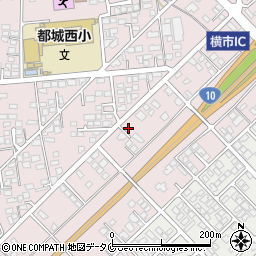 宮崎県都城市南横市町7887周辺の地図