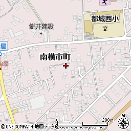 宮崎県都城市南横市町3708-1周辺の地図