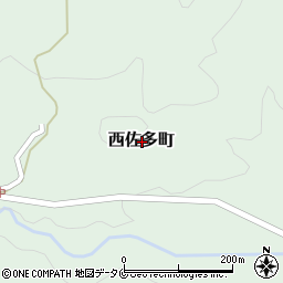 鹿児島県鹿児島市西佐多町周辺の地図