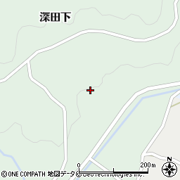 鹿児島県いちき串木野市深田下17322周辺の地図