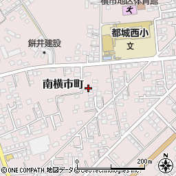 宮崎県都城市南横市町3725周辺の地図