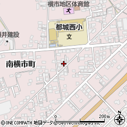 宮崎県都城市南横市町3730周辺の地図