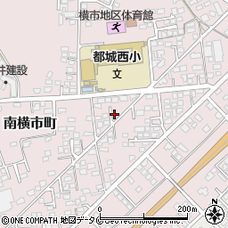 宮崎県都城市南横市町3731-14周辺の地図