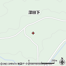 鹿児島県いちき串木野市深田下17329周辺の地図