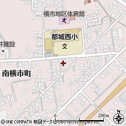 宮崎県都城市南横市町3731-15周辺の地図