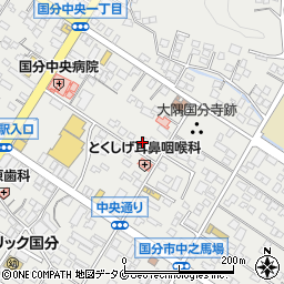 青雲志学館国分校周辺の地図