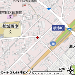 宮崎県都城市南横市町3793周辺の地図