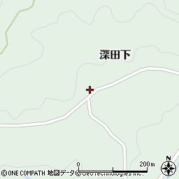鹿児島県いちき串木野市深田下17362周辺の地図
