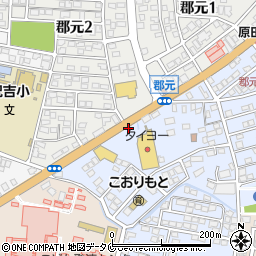 宮崎太陽銀行タイヨー郡元店 ＡＴＭ周辺の地図