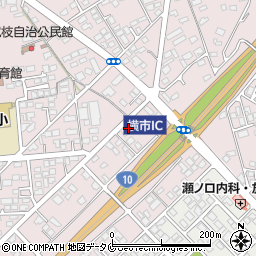 宮崎県都城市南横市町7874周辺の地図