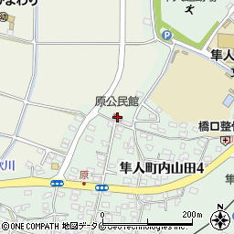 原公民館周辺の地図