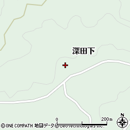 鹿児島県いちき串木野市深田下17361周辺の地図