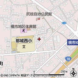 宮崎県都城市南横市町3797-15周辺の地図