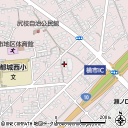 宮崎県都城市南横市町3943周辺の地図