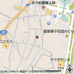 鹿児島県霧島市隼人町見次1275周辺の地図