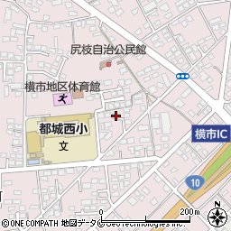 宮崎県都城市南横市町3796周辺の地図