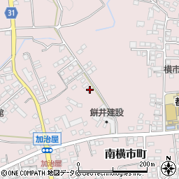 宮崎県都城市南横市町3845周辺の地図
