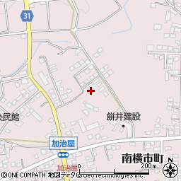 宮崎県都城市南横市町3843周辺の地図