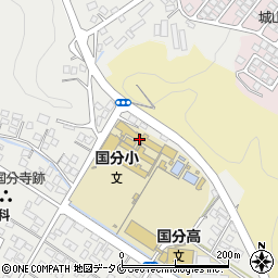 霧島市立国分小学校周辺の地図