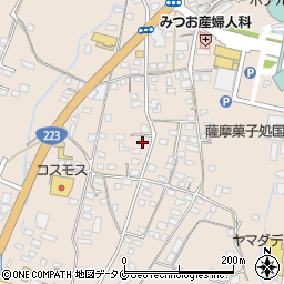 鹿児島県霧島市隼人町見次266周辺の地図