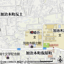 姶良市立柁城小学校周辺の地図