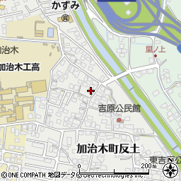 鹿児島県姶良市加治木町反土817周辺の地図