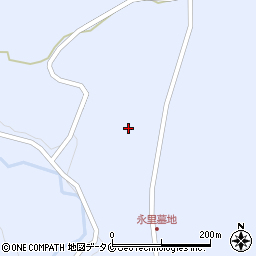 鹿児島県曽於市財部町北俣7385周辺の地図